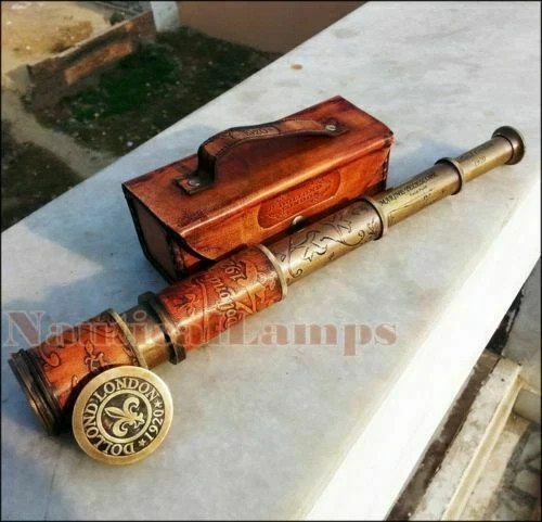 Antico telescopio ottone - antico,