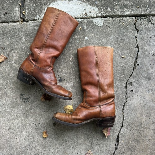 Stivali pelle vintage - anni, 70