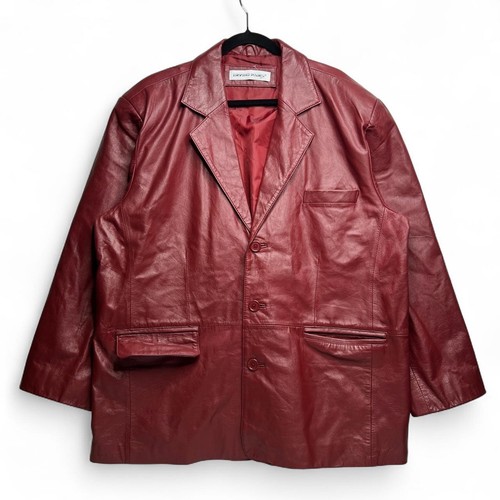 Giacca pelle bordeaux - , irvine