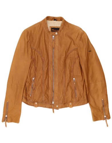Giacca pelle biker donna