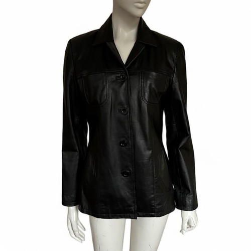 Giacca pelle nera in - giacca,