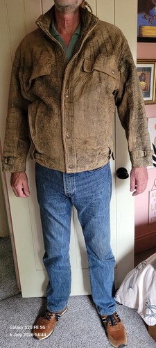 Giacca pelle pesante uomo