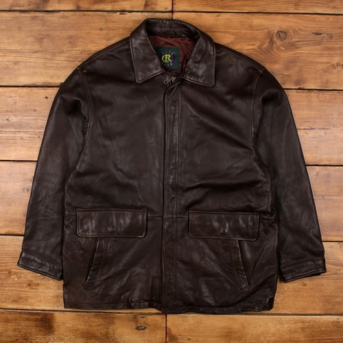 Giacca pelle vintage sala - giacca,