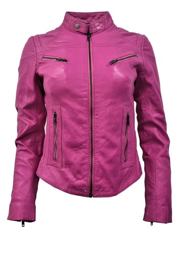 Giacca biker donna - retrò, rosa