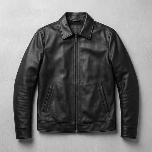 Giacca uomo pelle biker