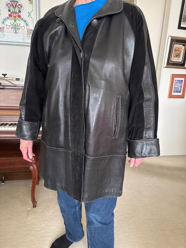 Giacca vintage pelle e - 3/4,