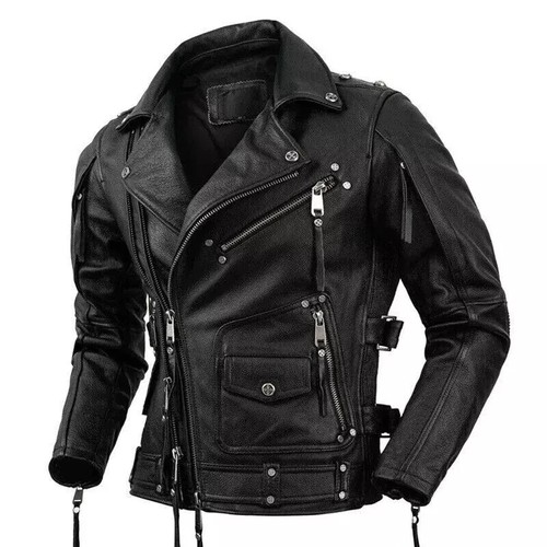 Men vintage biker cafe - vintage,
