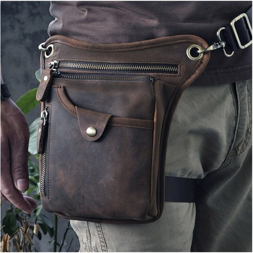 Borsa uomo vera pelle vintage
