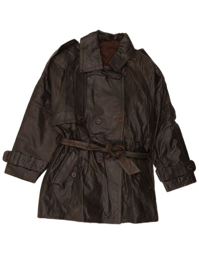 Cappotto pelle doppiopetto
