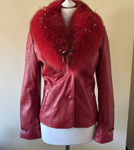 Vintage ocal red real fur - vintage,