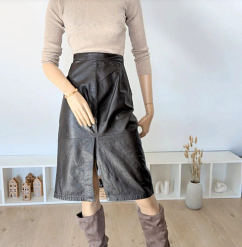 Gonna pelle vintage - gonna,