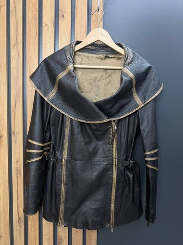 Giacca pelle vintage - pelle,