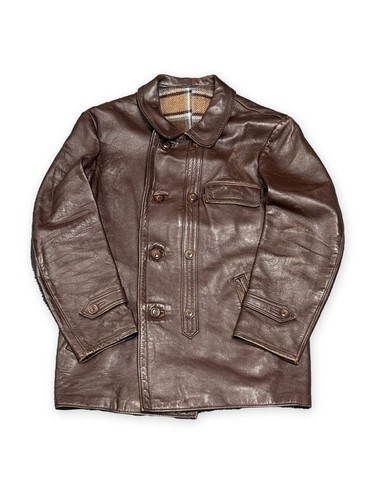Giacca pelle marrone le - giacca,
