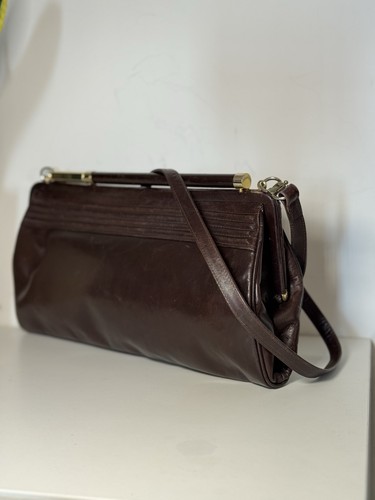 Vintage italian brown leather - italian,