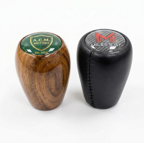Your logo black leather - your, or