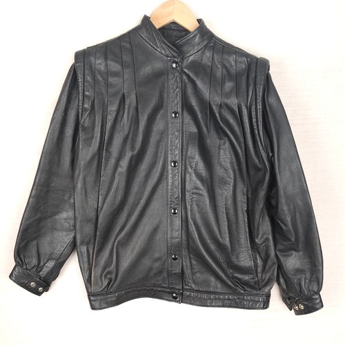 Giacca pelle donna vintage