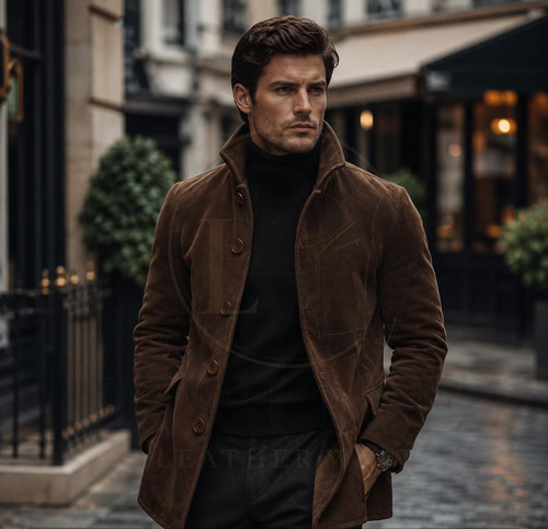 Cappotto uomo pelle