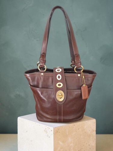 Borsa tracolla vintage coach - a,