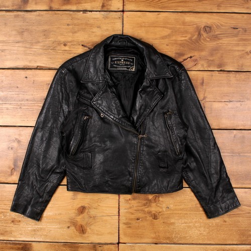 Giacca pelle vintage express - , m