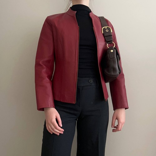Giacca pelle donna vintage - giacca, di