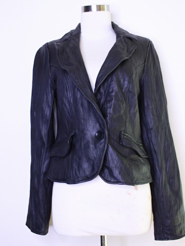 Giacca pelle nera - giacca,